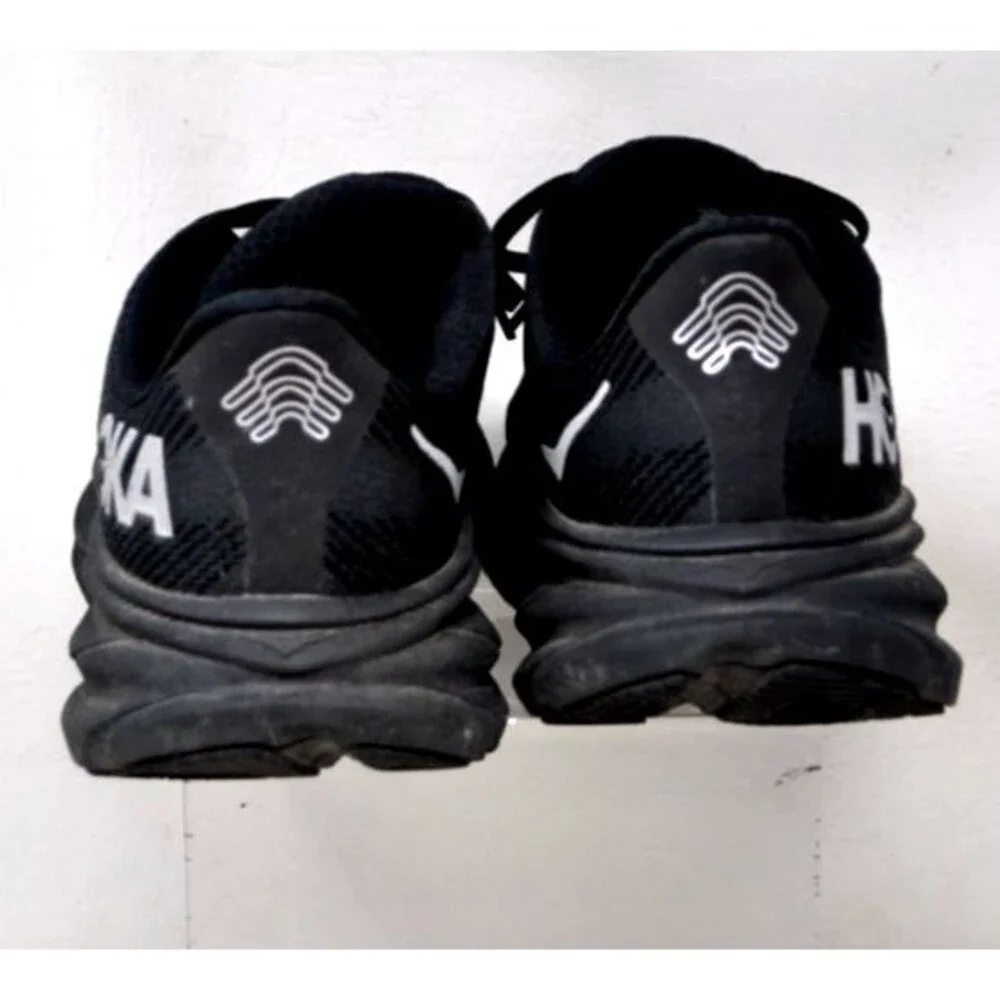 Hoka Clifton 9 GTX Mens Sz 8D Running Shoes Black Gore-Tex Waterproof Athletic